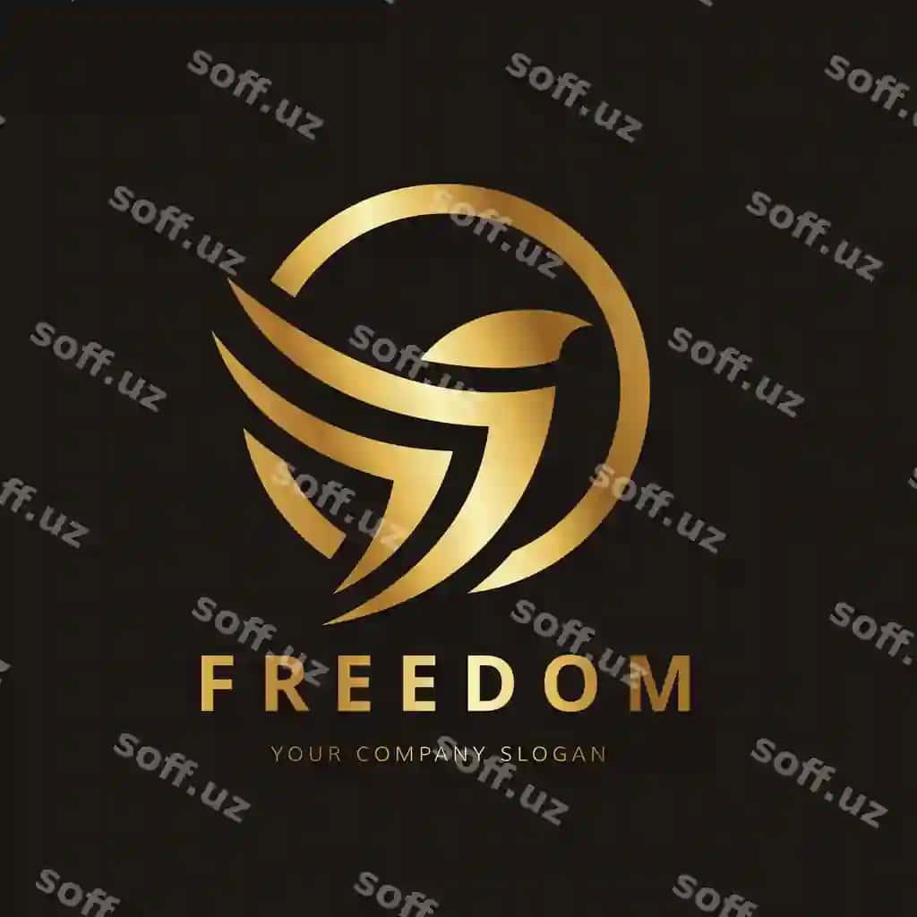 Oltin qush logotipi dizayni | Golden bird logo design 2