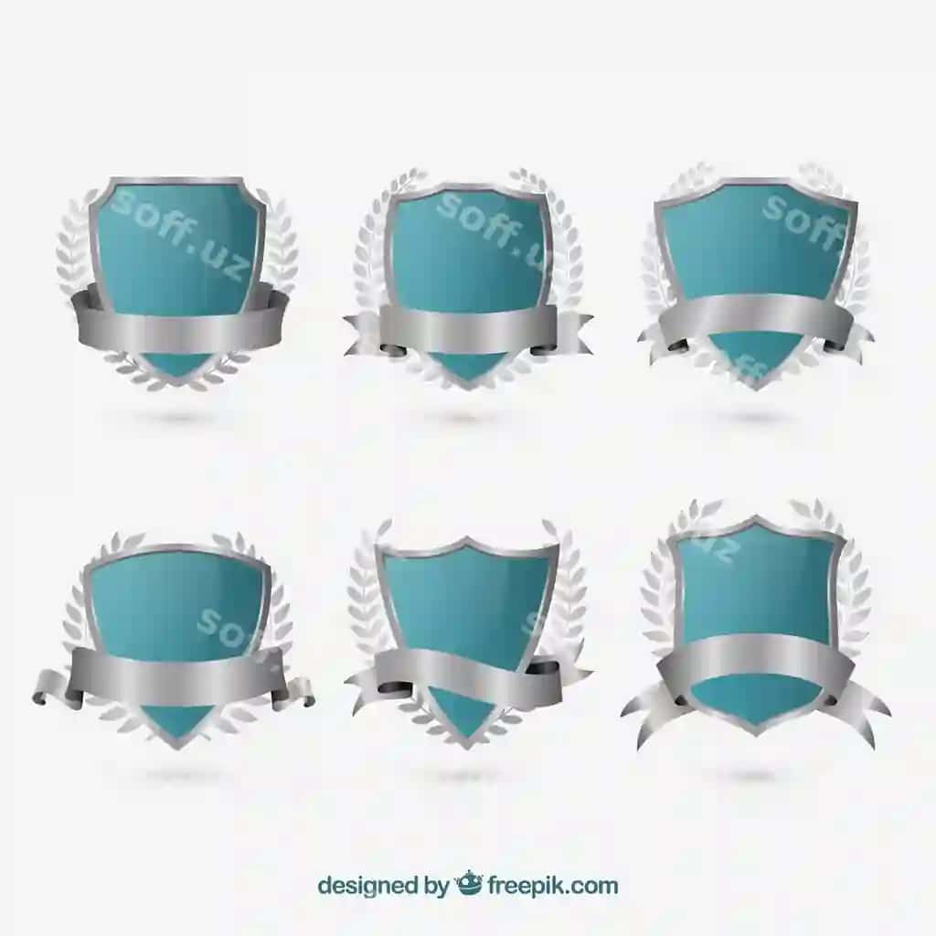 Laurel gulbandli shildar | Laurel wreath shields 2
