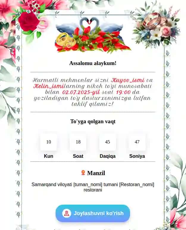 Taklifnoma 2