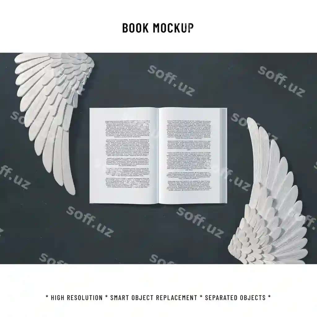 Kitob namunasi | Book mockup