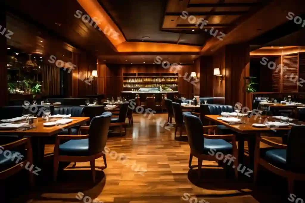 Hasharotli restoran me'morchilik me'baaj bino | Luxurious restaurant architecture furniture building 2