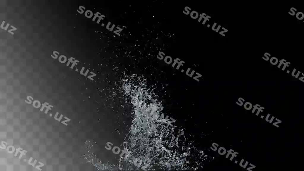 Suv splash ochiq fonda | Water splash transparent background