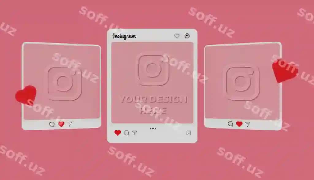 3d mock up ijtimoiy tarmoq posti | 3d mock up social media post 2