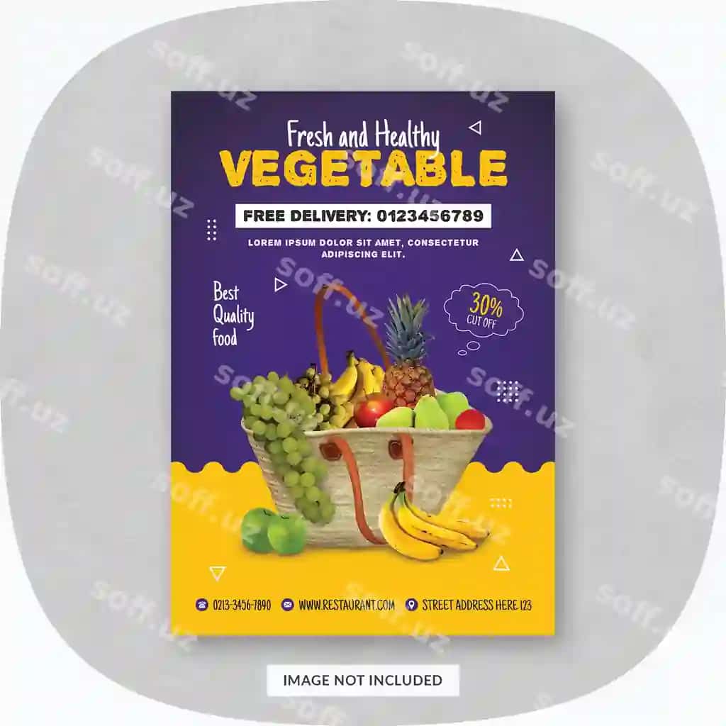 Ovqat flyeri | Food flyer 2