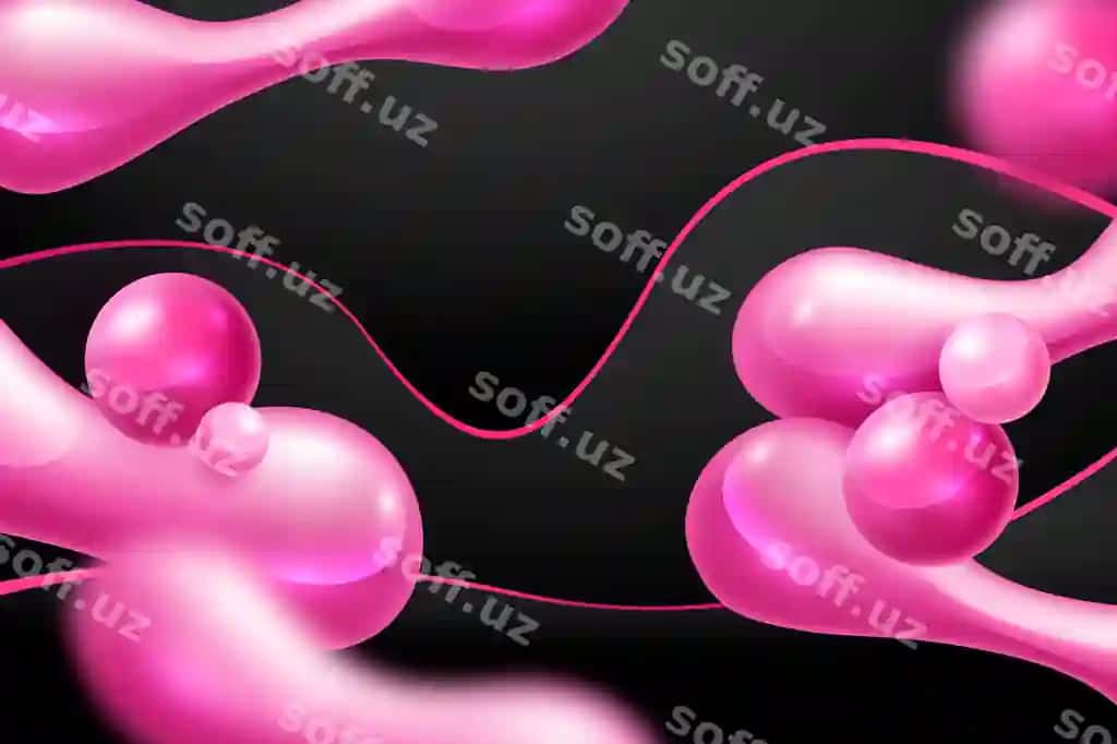 Realistik pushti qora fonda | Realistic pink black background 2