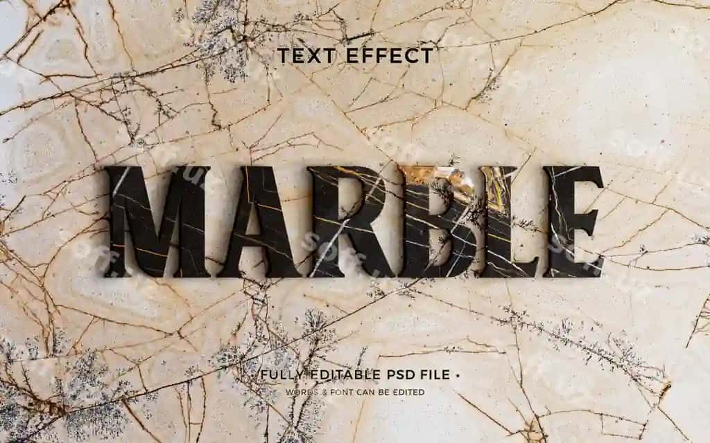 Turli xil devor teksturalari matn effekti | Different wall textures text effect 2