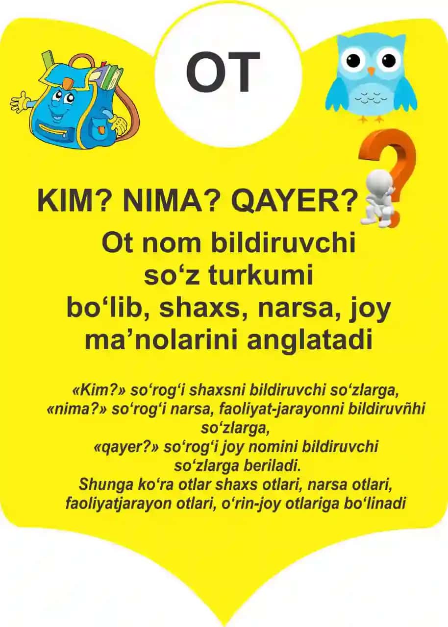 So'z turkumlari
