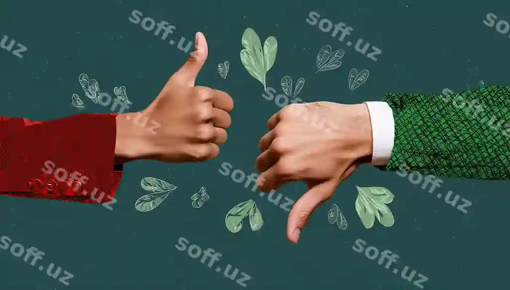Ikki qo'l yashil bargni ko'rsatgan, "it" so'zi bilan | Two hands pointing green leaf with word it 2