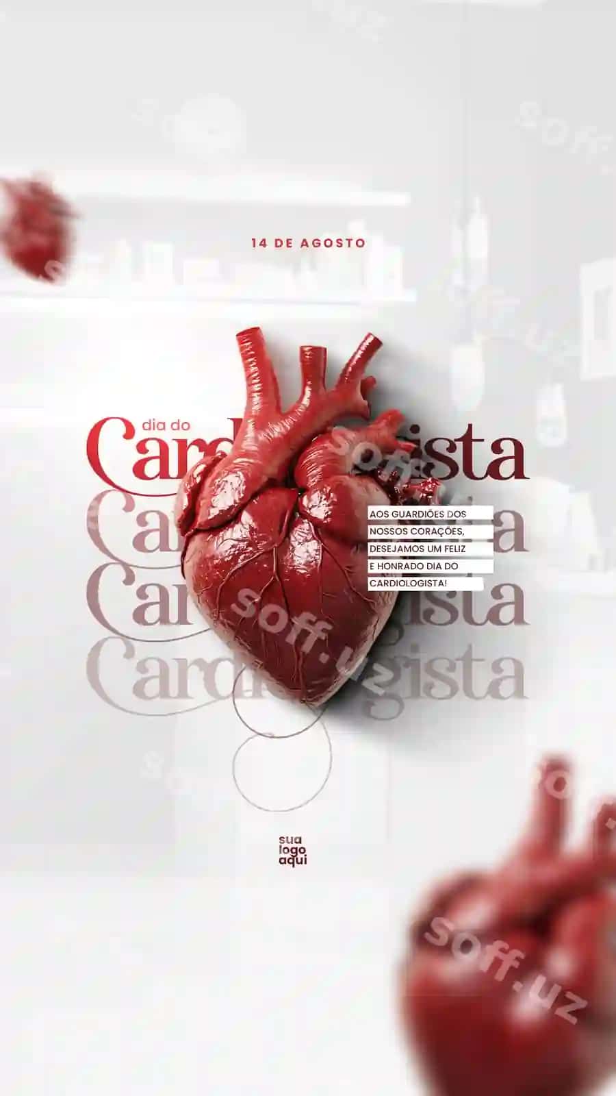 Story Dia kardiolog 14-avgust | Story dia cardiologista 14 de agosto