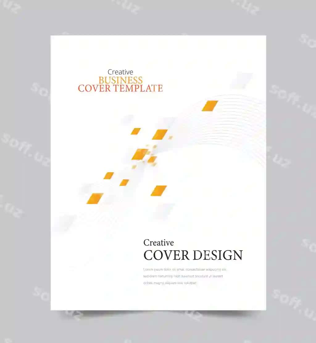 Yillik hisobot varaq dizayn shabloni | Annual report cover design template