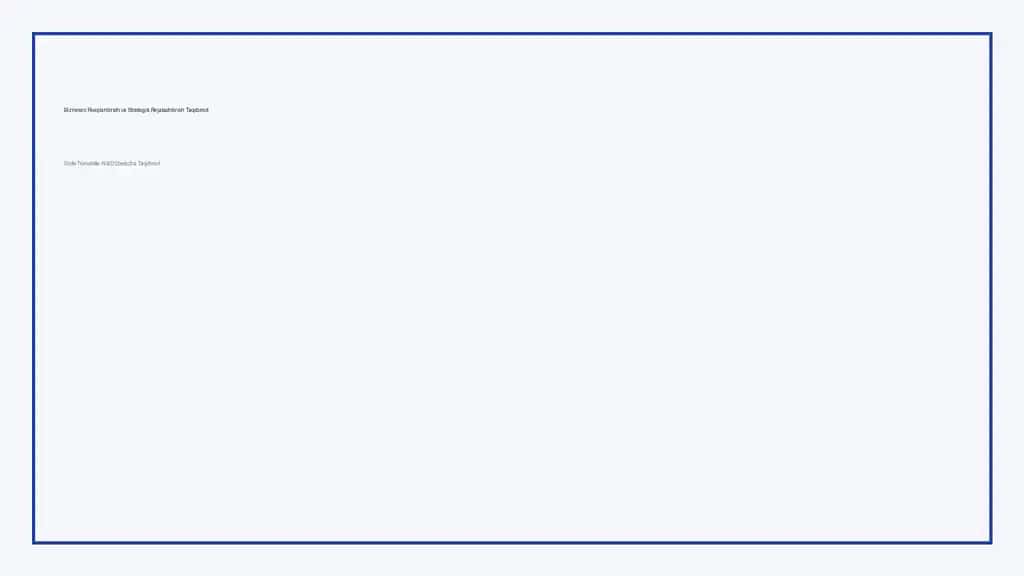 Biznesni Rivojlantirish va Strategik Rejalashtirish Taqdimoti (12 Slayd)