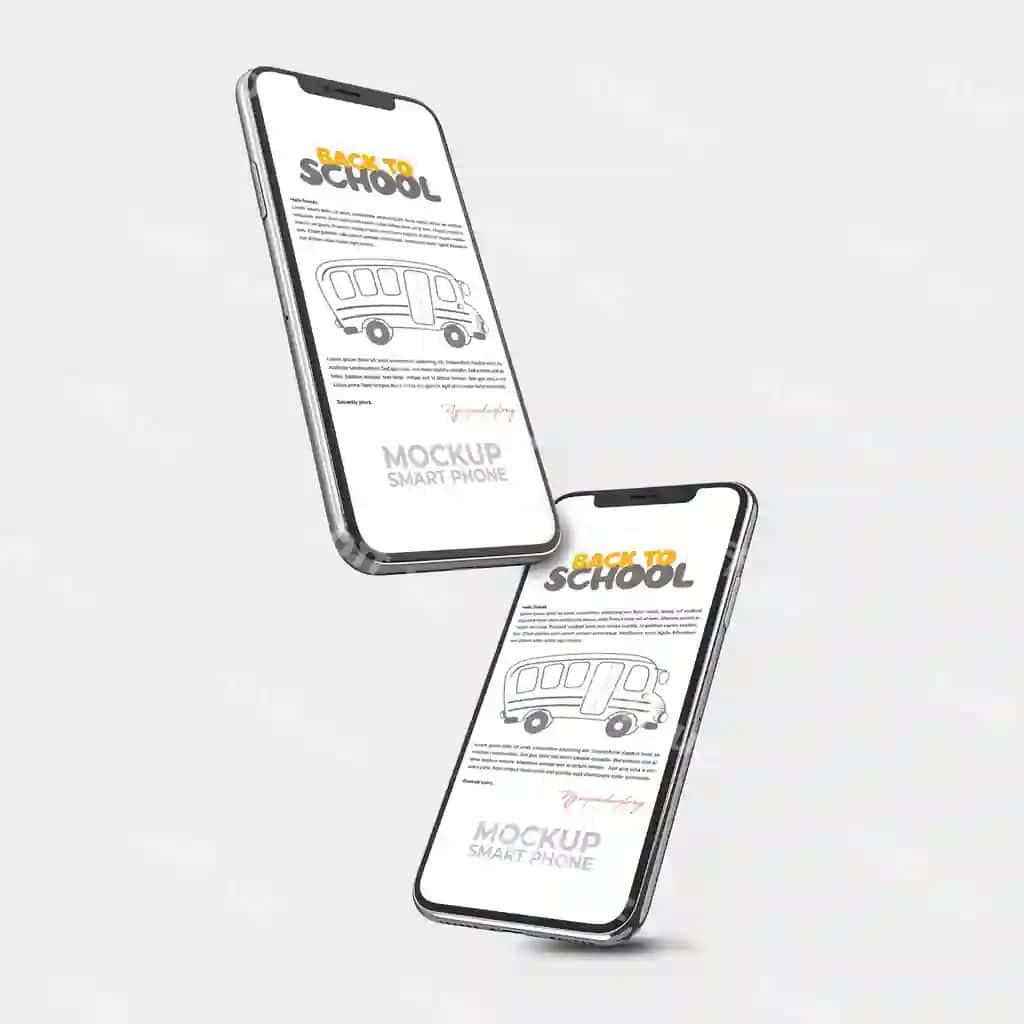 Orqa maktab modeli ikki smartfon | Back school model two smartphones 2