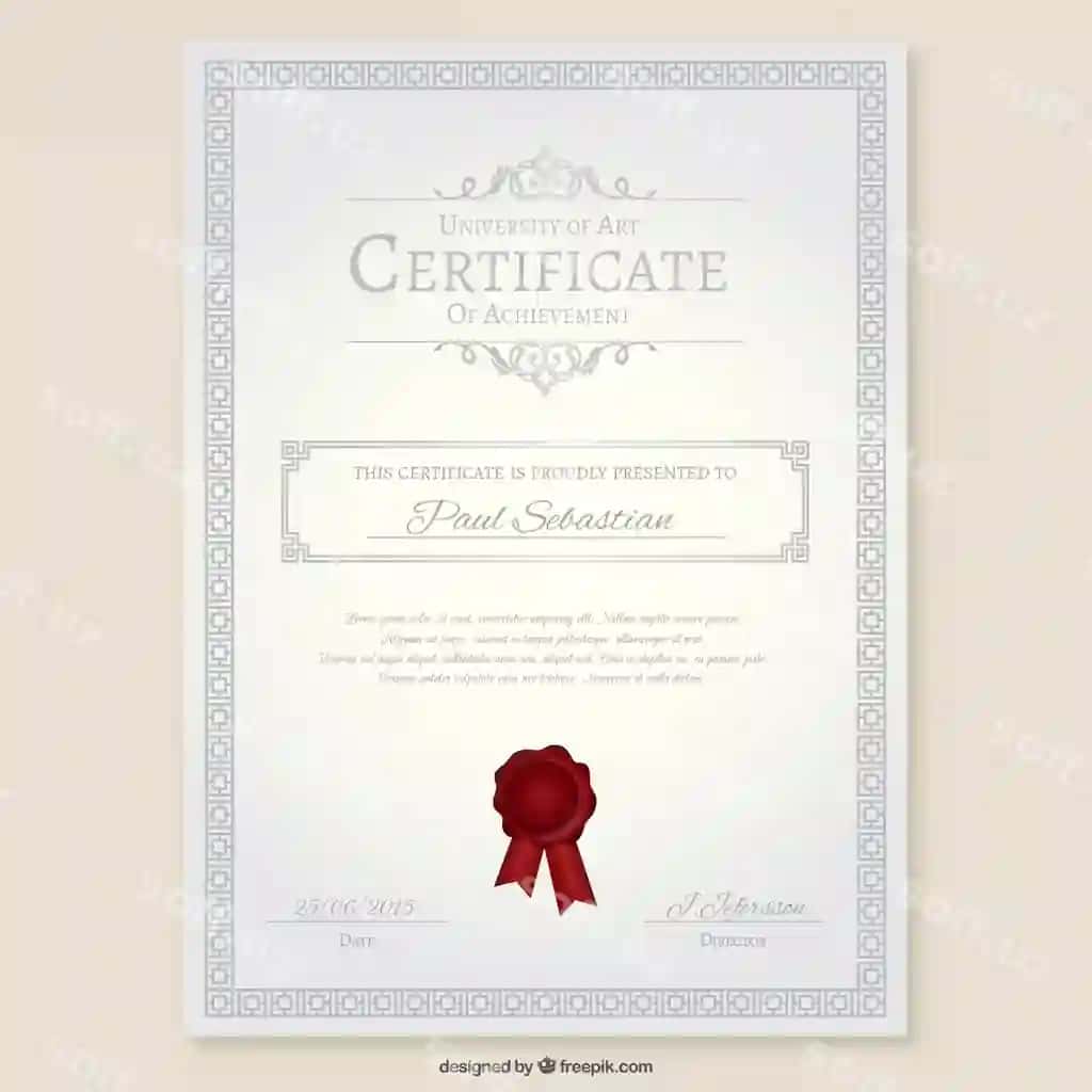 Universitet sertifikat | University certificate