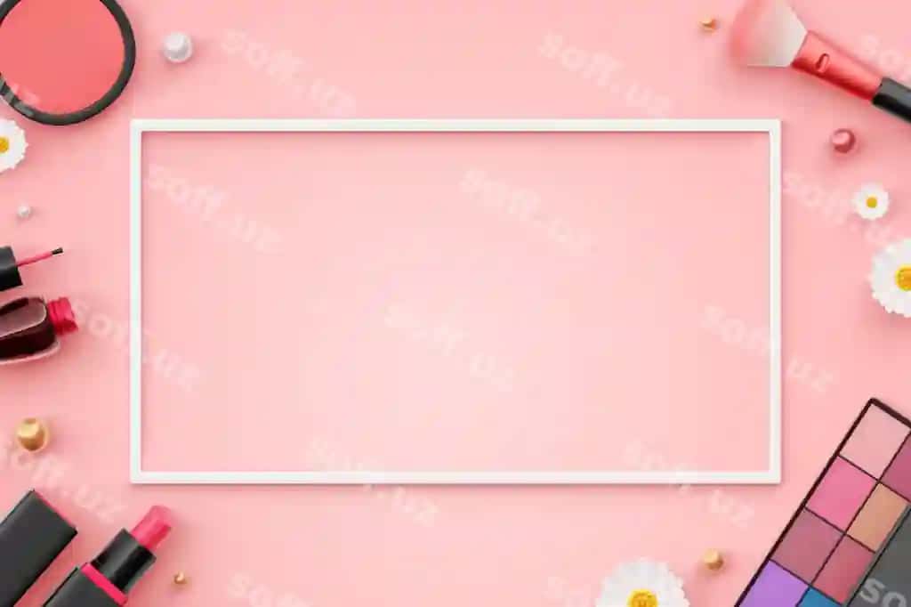 3d renderlangan go'zallik banneri | 3d rendering beauty banner