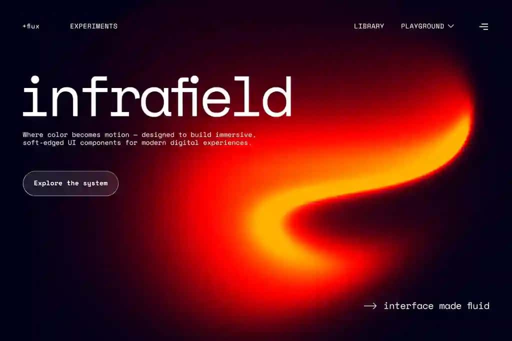 Infrafield immersiv foydalanuvchi interfeysi komponentlari | Infrafield immersive ui components