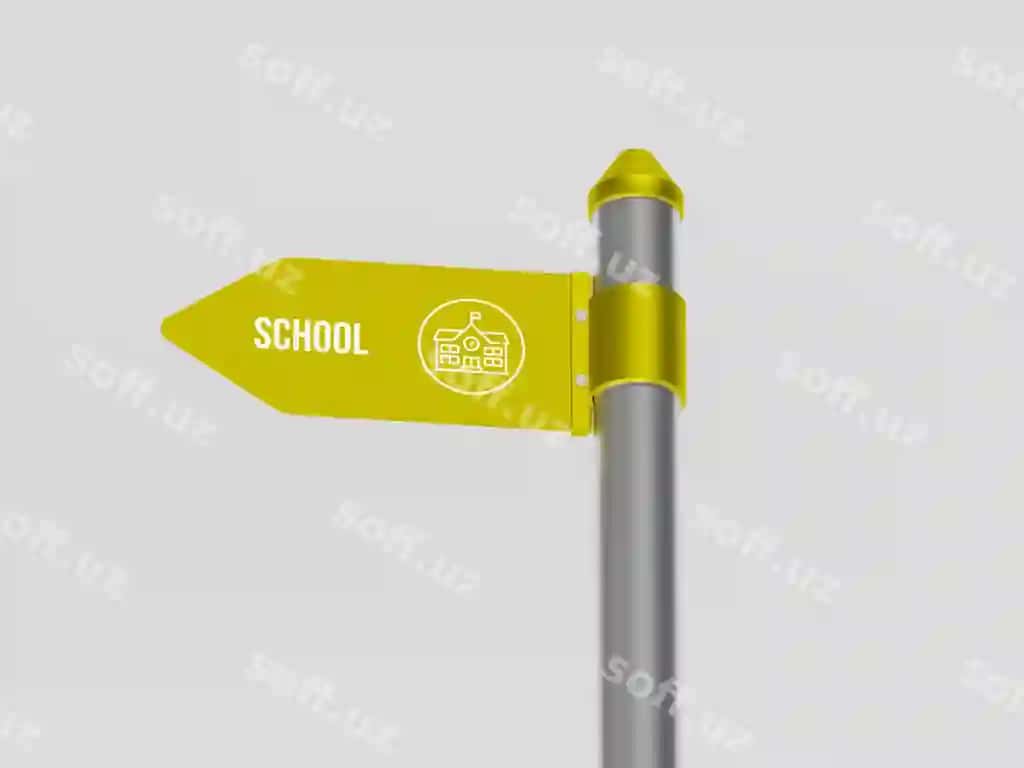 Yo'nalish stend namunasi | Direction stand mockup