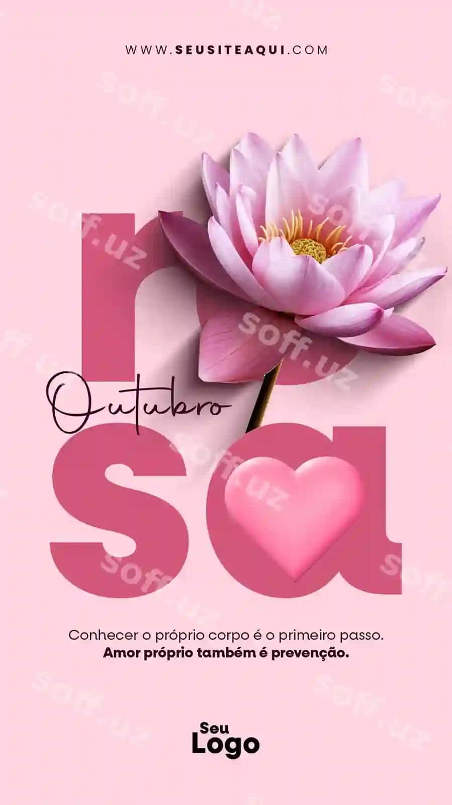 Pushti fon pushti gul bilan pushti yurak "I love it" so'zi bilan | Pink background with pink flower pink heart with word i love it
