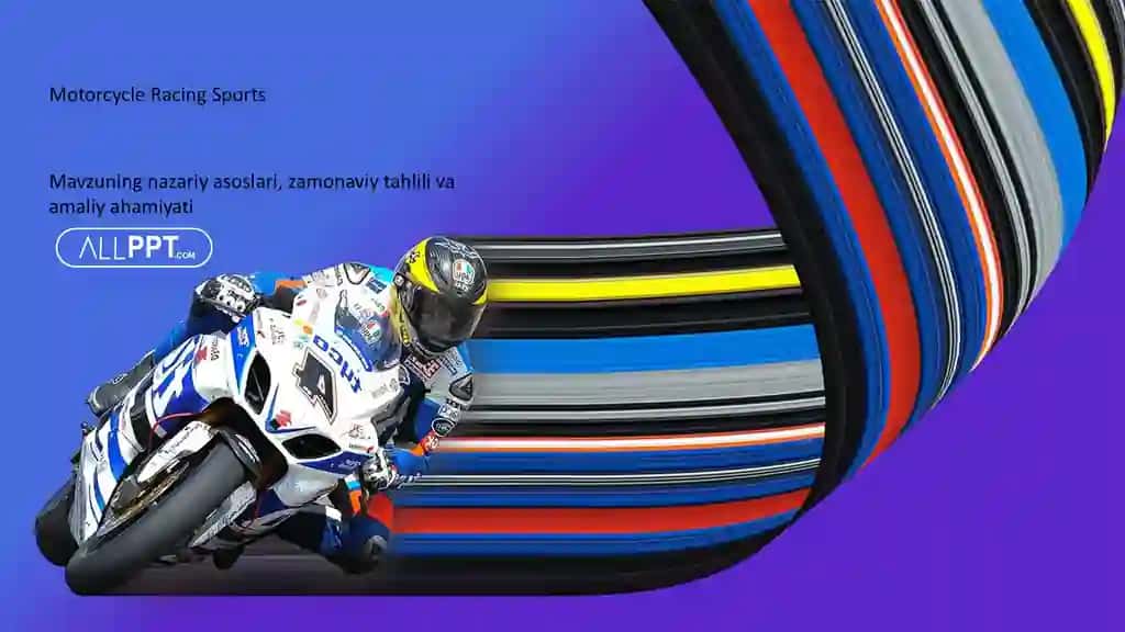 Motorcycle Racing Sports Taqdimoti (48 Slayd)
