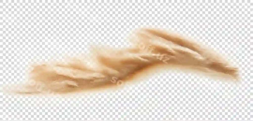 Jigarrang aylanma soch shaffof orqa fonda | Brown swirl hair transparent background