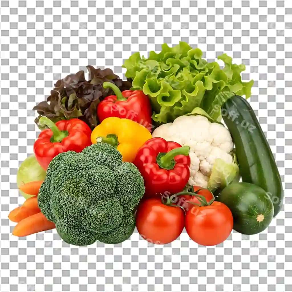 Yangi rangli vegetalelar assortimenti sog'lom ovqatlanish | Fresh colorful vegetable assortment healthy eating