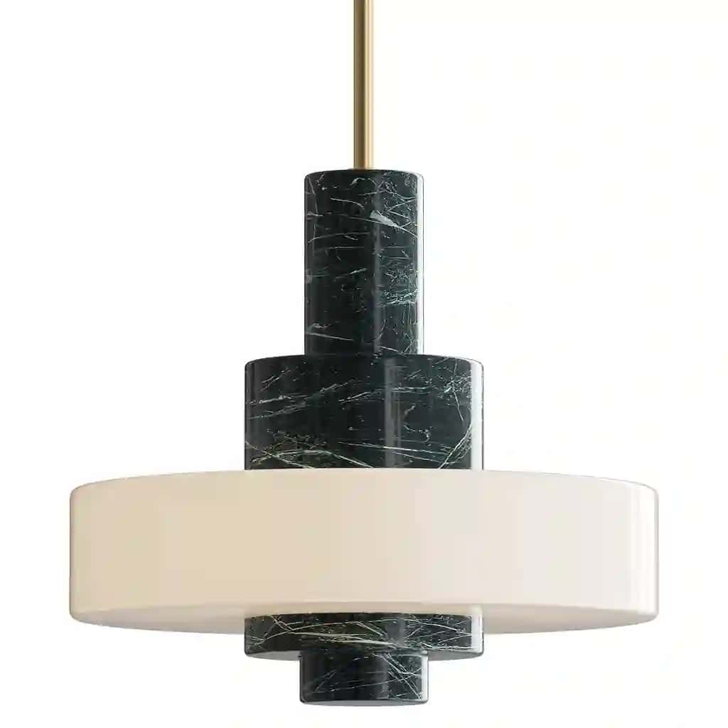 Mercury Green Marble Pendant Lamp