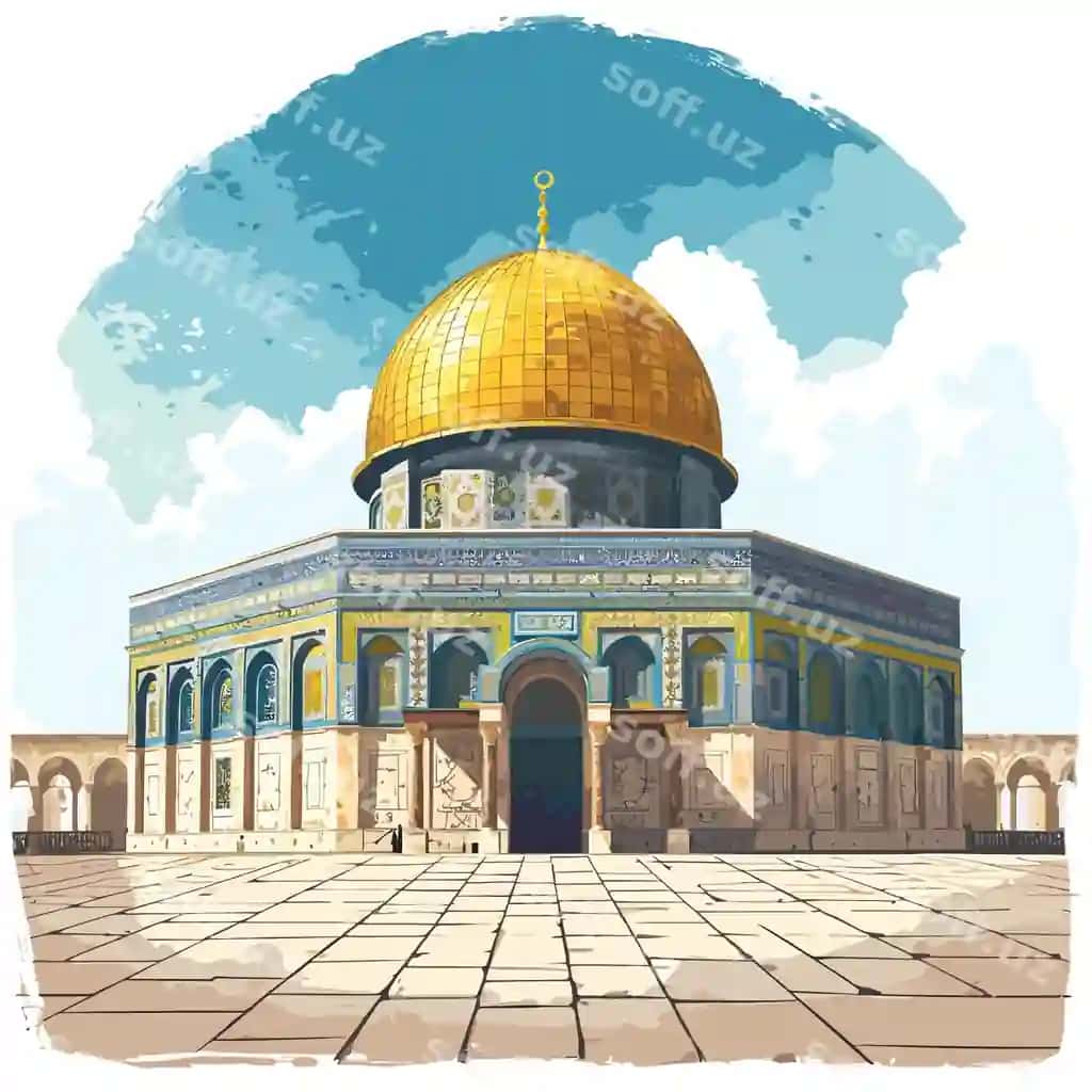 Masjid vektor grafik | Mosque vector graphic