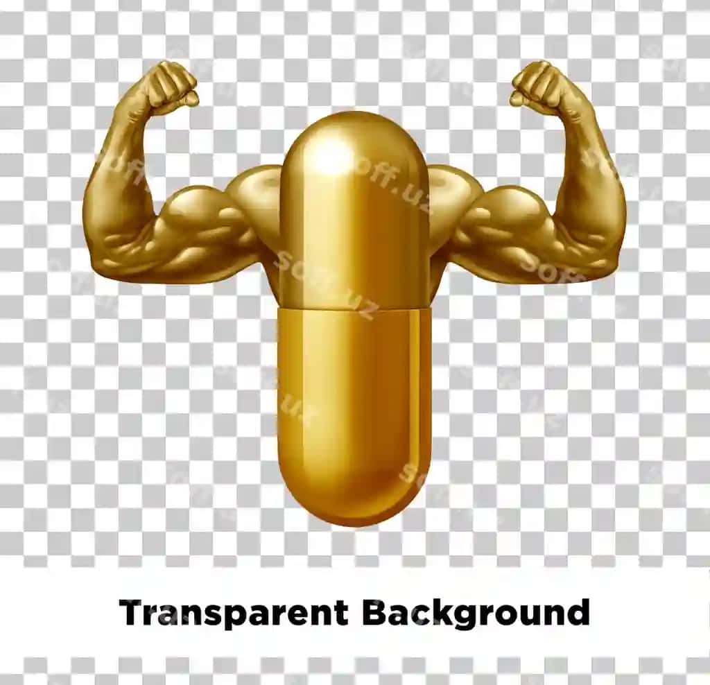 Kuch qo'shimcha kapsullar shaffof fon | Power supplements capsules transparent background