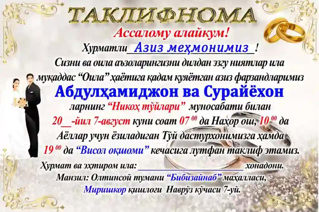 Taklifnoma