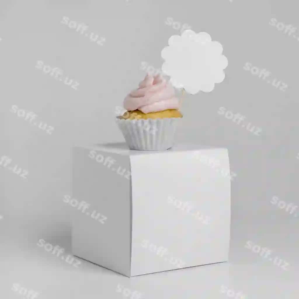 Mazali kupkak namunasi | Delicious cupcake mockup