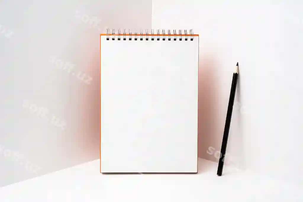Yuqori burchakdan ko'rinish ruchka oq fonda | High angle view pen against white background 2