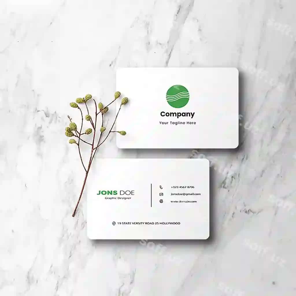 Chiroyli oddiy biznes vizitka dizayni | Beautiful simple business card design