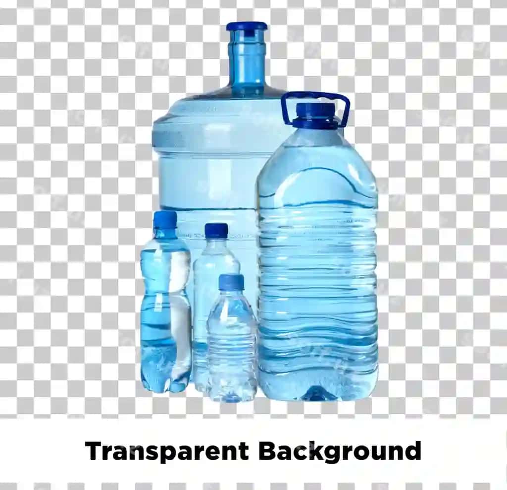 Suv shisha fondli shisha idishlar | Water bottles transparent background