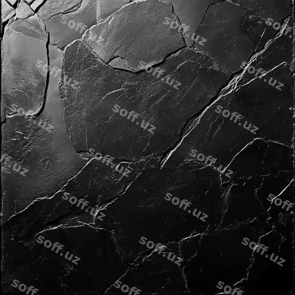 Oq-qora fotosurat tosh dizayli tosh devor | Black white photo stone wall with stone design it