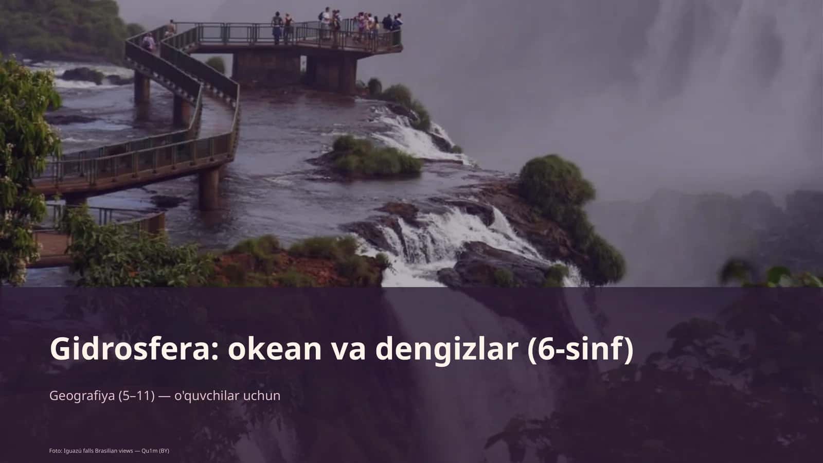 Gidrosfera: okean va dengizlar (6-sinf)
