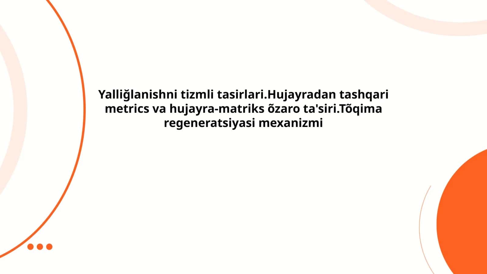 Yalligʻlanishning tizimli neyroendokrin taʼsirlari