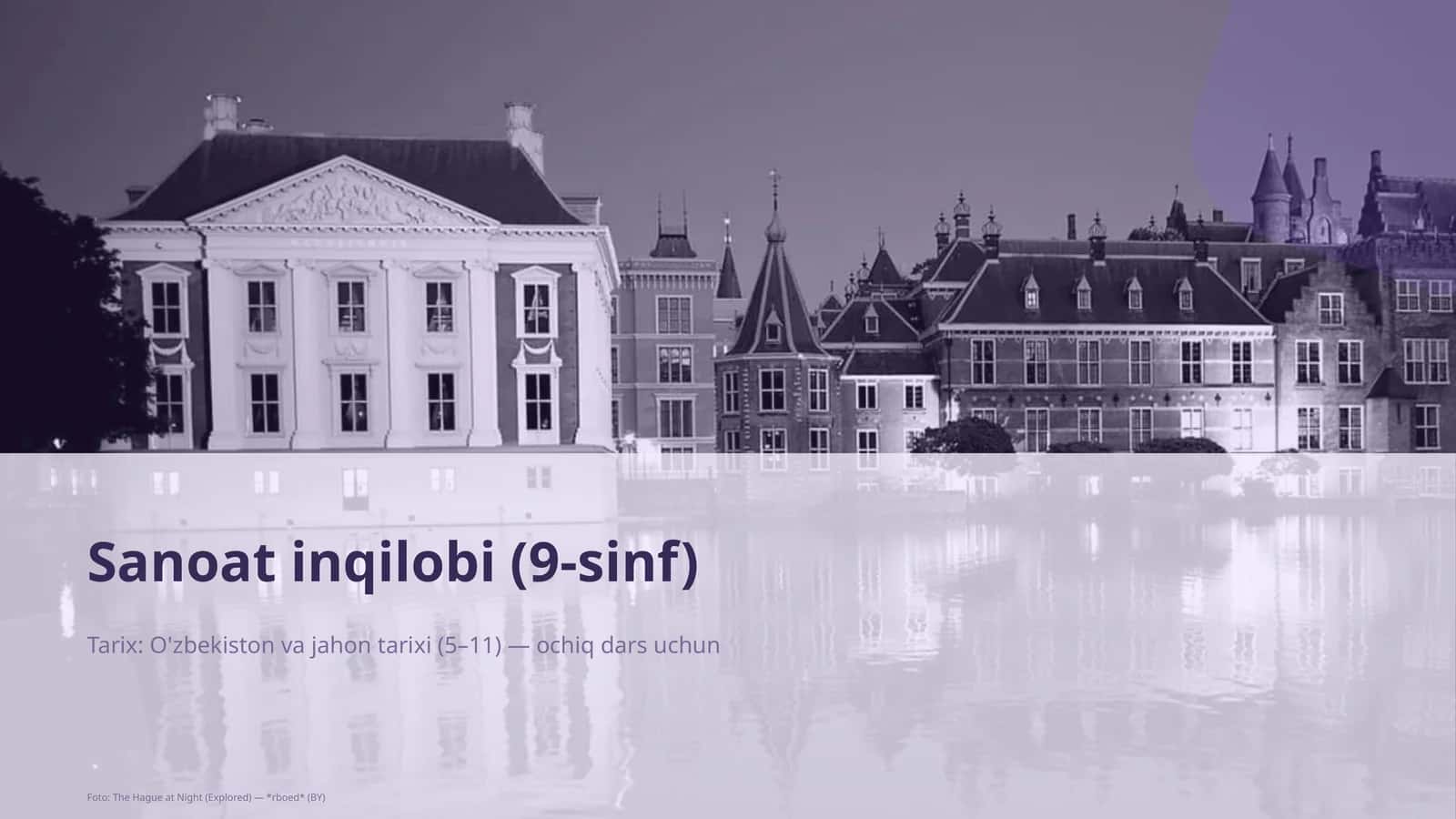 Sanoat inqilobi (9-sinf)