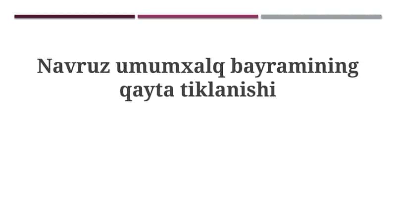 Navruzumumxalqbayraminingqaytatiklanishi