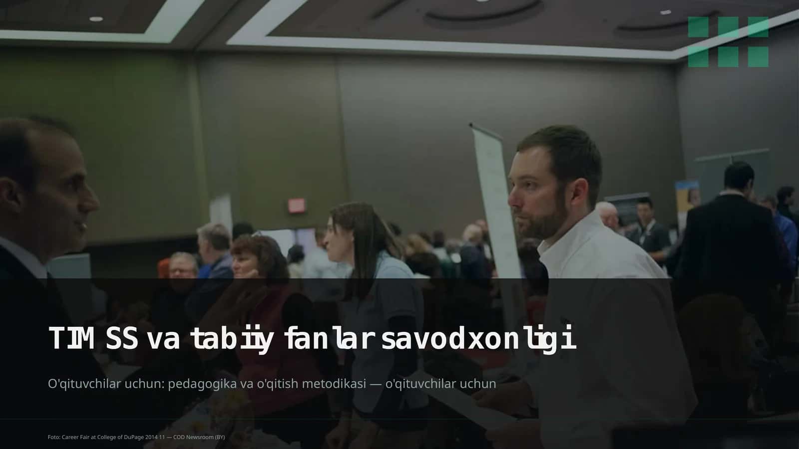 TIMSS va tabiiy fanlar savodxonligi