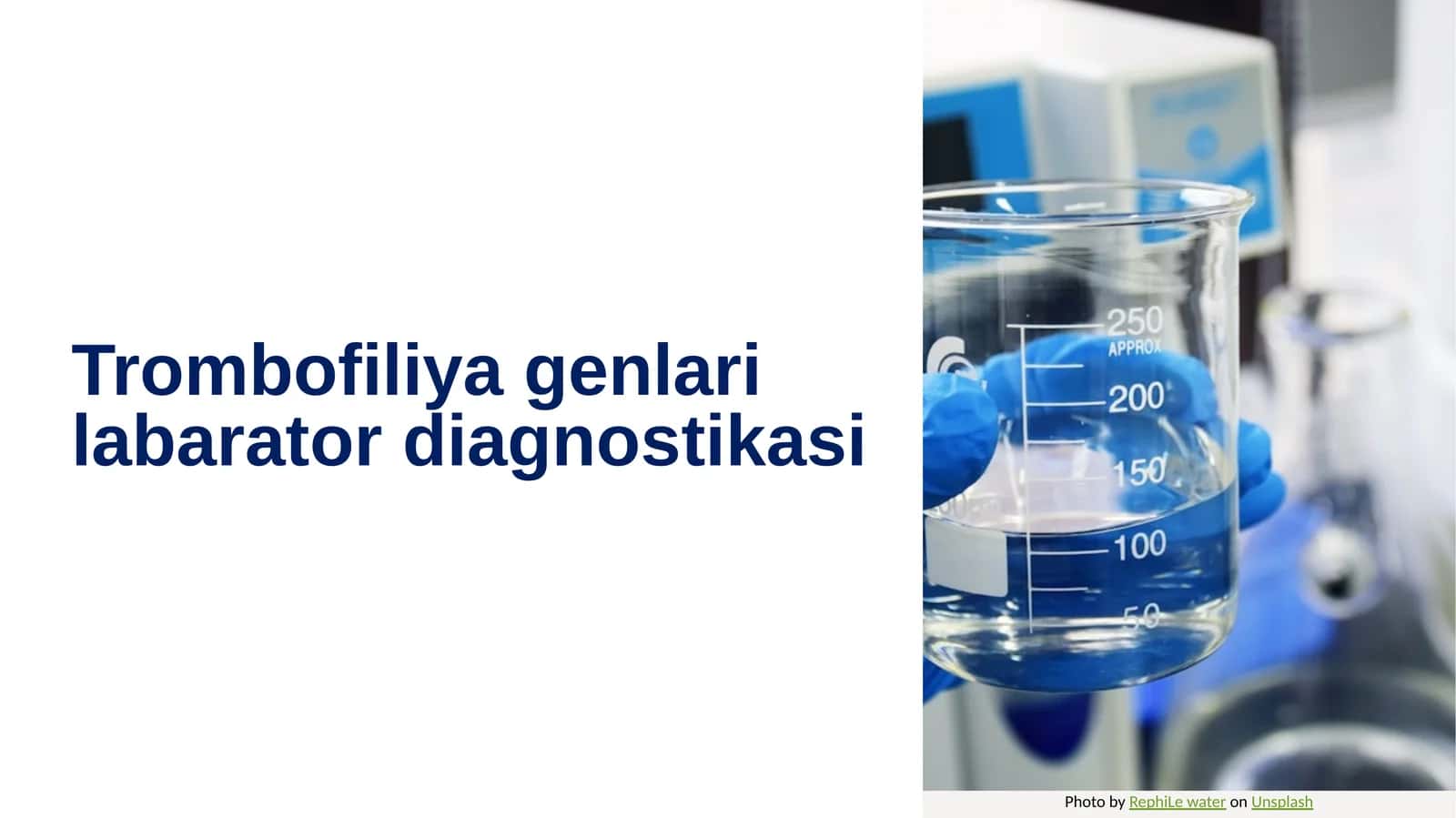 Trombofiliya genlari labarator diagnostikasi