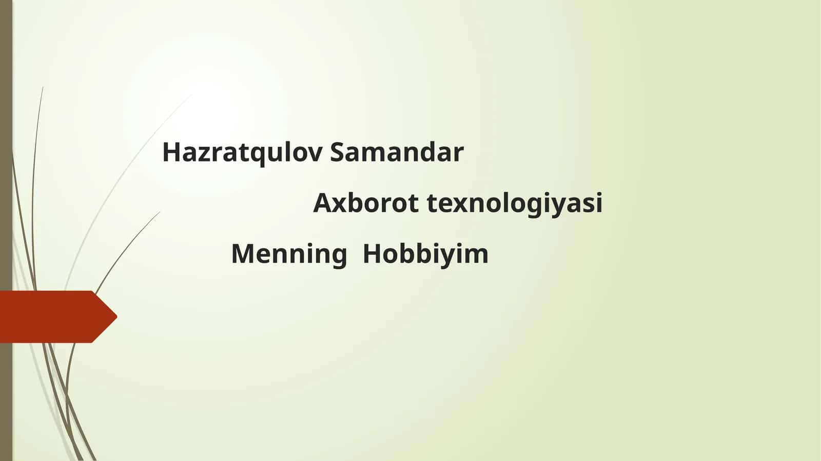 Axborottexnologiyasi