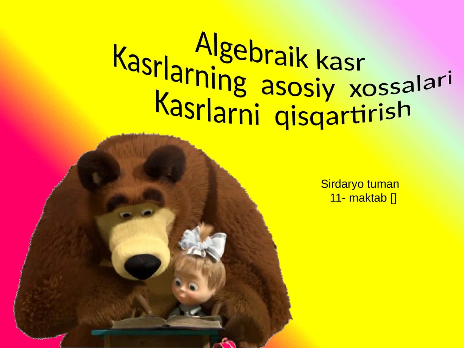 Algebraik kasr