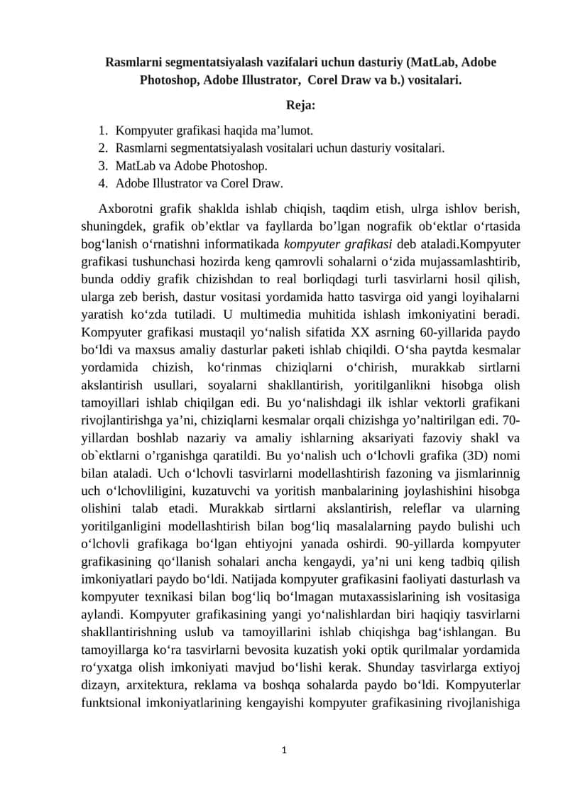Kompyuter grafikasi