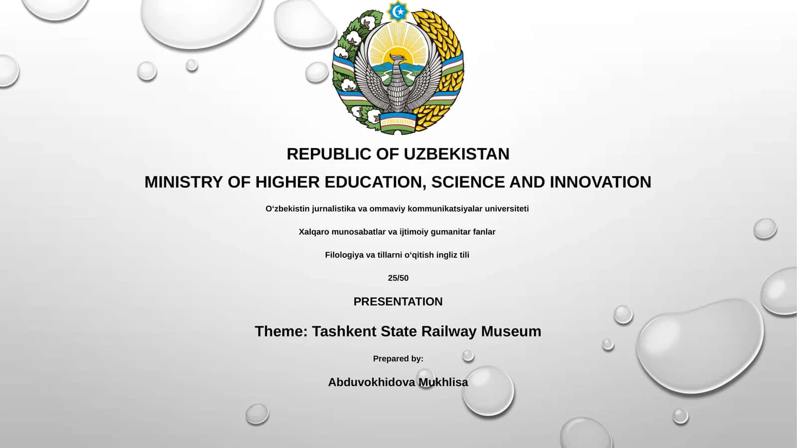 Tashkent State Railway Museum