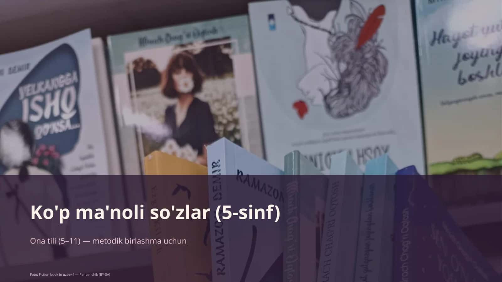 Ko'p ma'noli so'zlar (5-sinf)