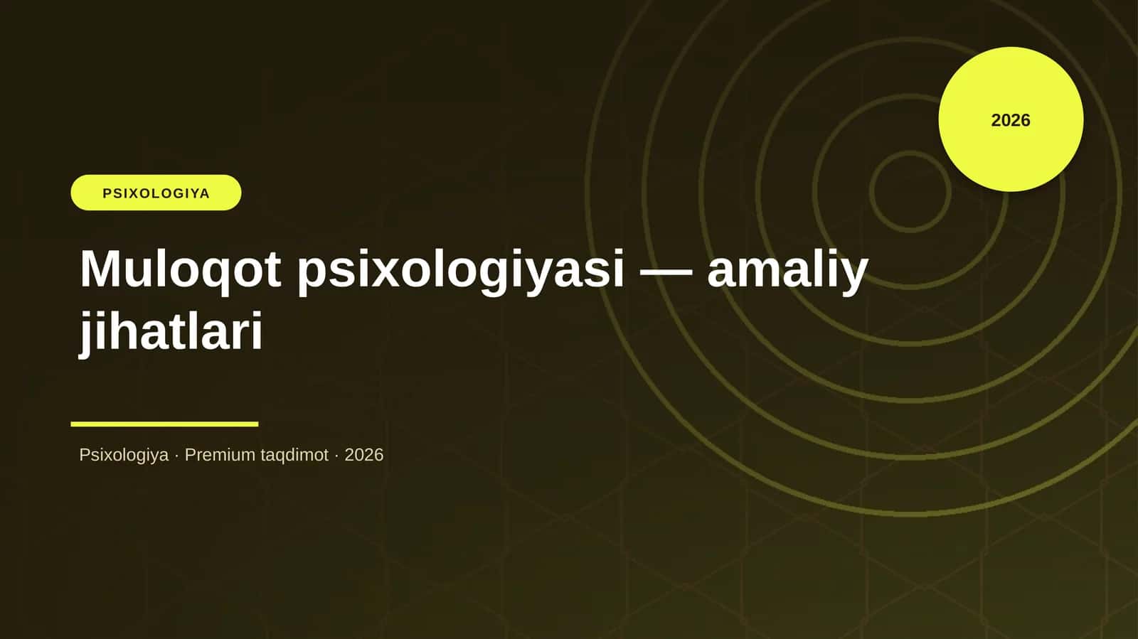 Muloqot psixologiyasi — amaliy jihatlari