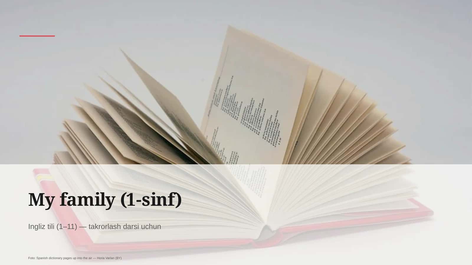 My family (1-sinf)
