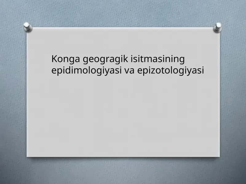Krim–Kongo gemorragik isitmasi (KGI)