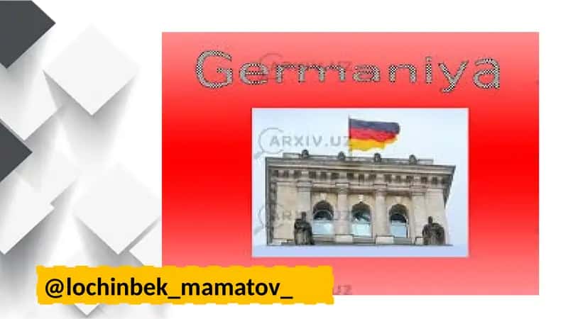 Germaniyaning Kelib chiqishi
