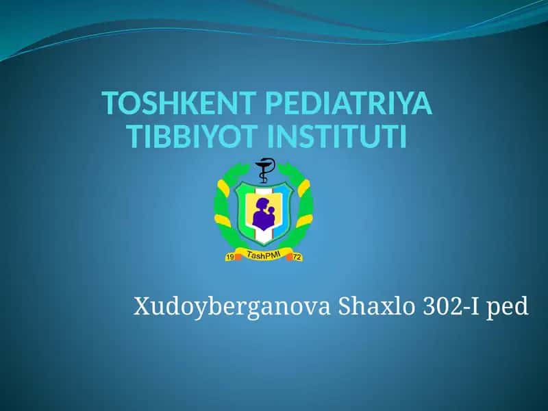 ORGANIZMNING UMUMIY TONUSINIOSHIRUVCHI MODDALAR