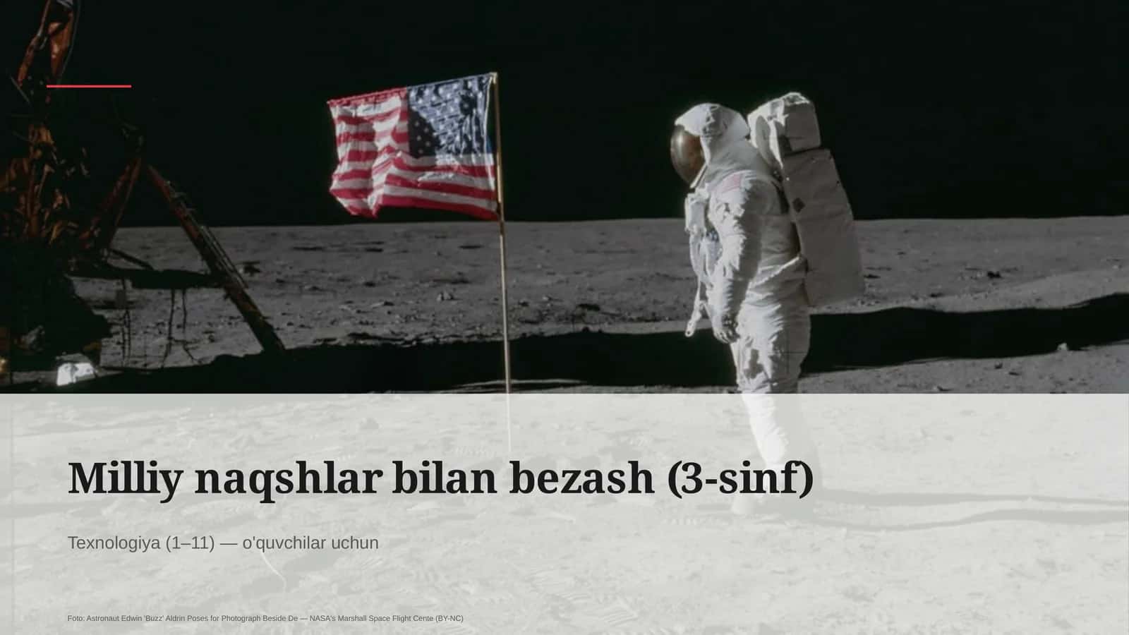 Milliy naqshlar bilan bezash (3-sinf)